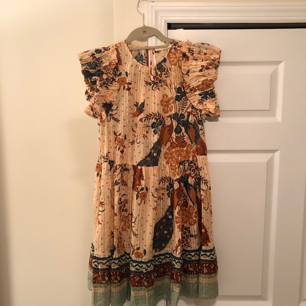 Ulla Johnson Etta Dress Printed Cotton Mini Dress